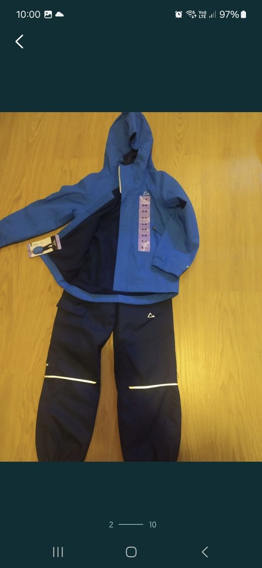 НОВО водоустойчиво яке и панталон Paradox, Softshell, 5-6год, с етикет