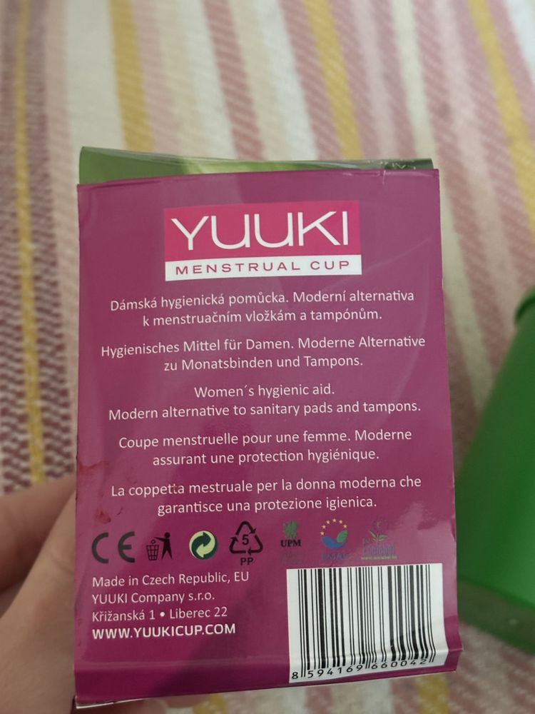Менструална чашка Yuuki, 15лв