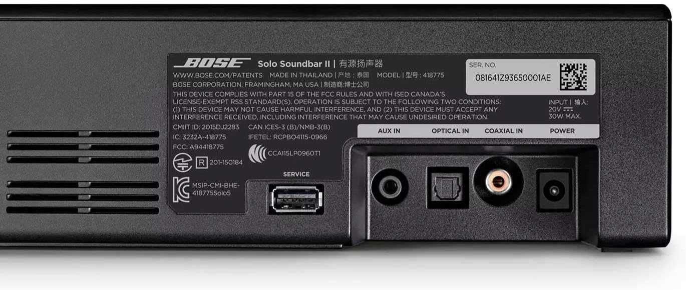 Bose Solo II Soundbar - чисто нов - гаранция 2 г.