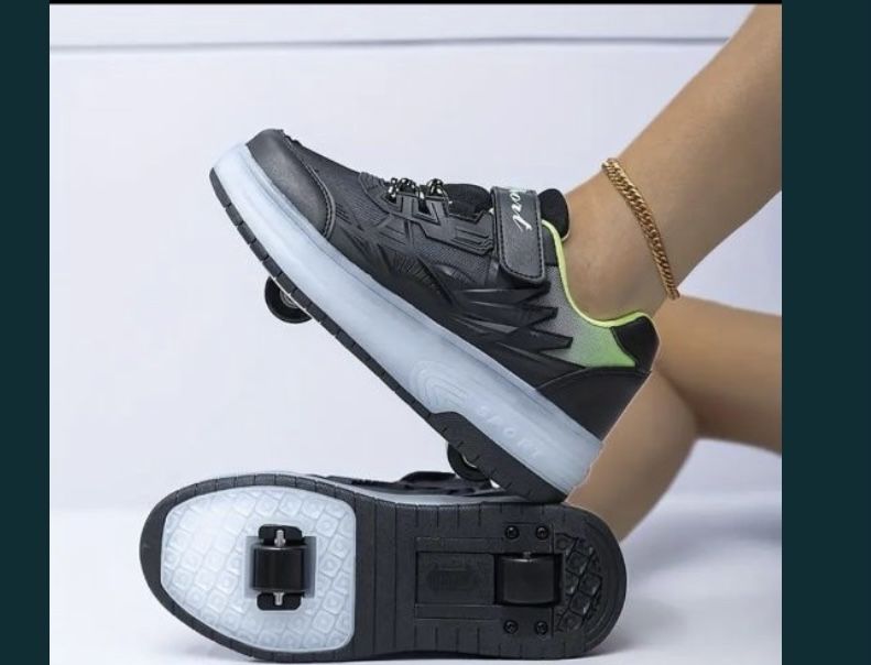 Светещи маратонки с колелца