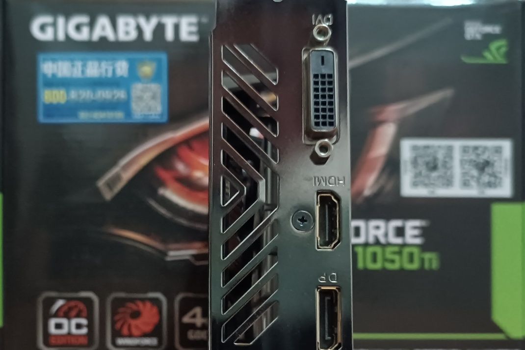 Gigabyte GeForce GTX 1050ti WINDFORCE 4GB DDR5 ideal