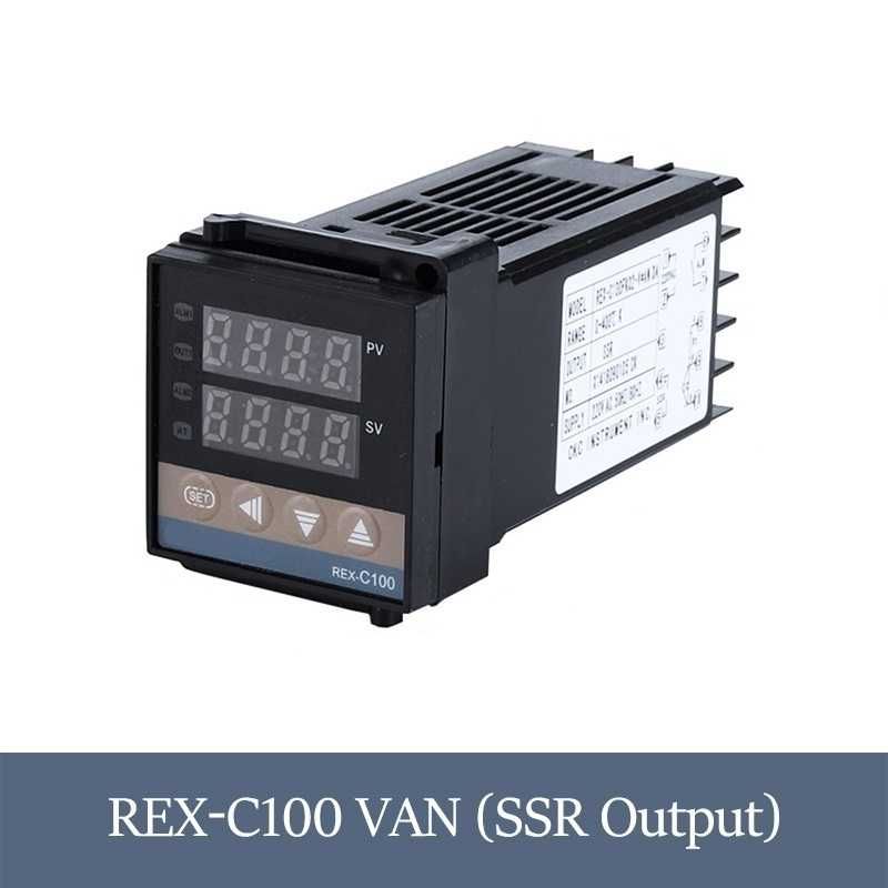 Термоконтролер REX C100, 220V, Изход SSR, -199 до 1372 °C