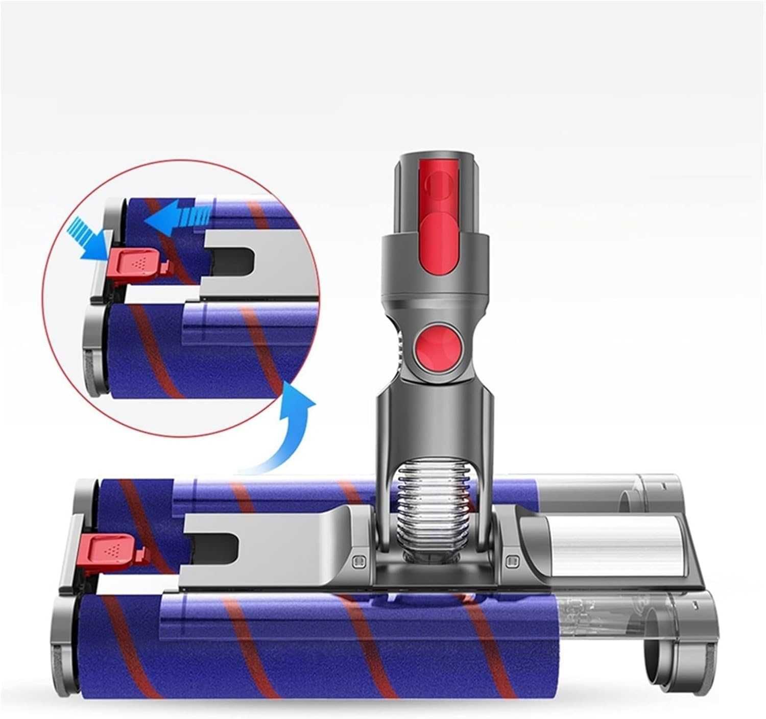 Dyson  V7 V8 V10 V11 V15,Турбо четка с две ролки