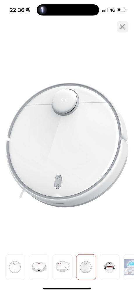 Робот-пылесос Xiaomi Mi Robot Vacuum Mop 2 Pro MJST1SHW белый
