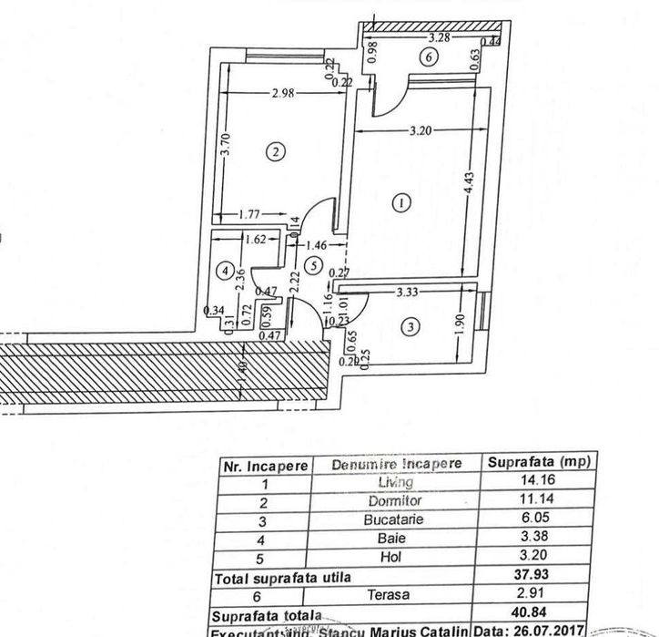 Apartament cu 2 Camere - Balcon - Bucatarie Separata - Parcare - Parc
