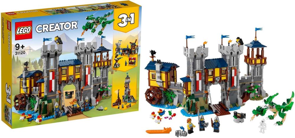 НОВО LEGO Creator 31120 - Средновековен замък