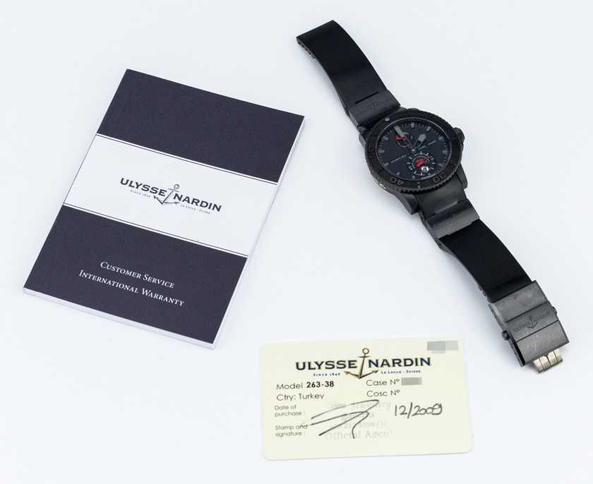 Ulysse Nardin Marine Diver Black OCEAN Chronometer 42.7mm 263-38 LE-3