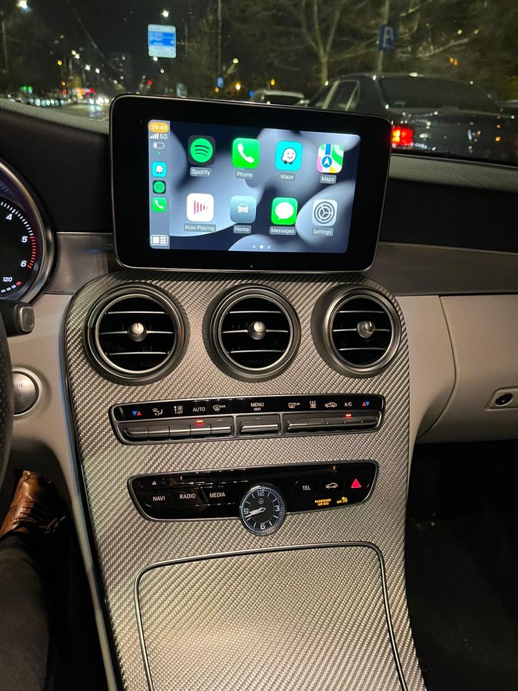 Apple Carplay & Android Auto Mercedes GLC x253 & C Class w205