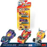 Нова Колекция коли T-Racers Mix ´N Race 3 броя състезание деца играчки