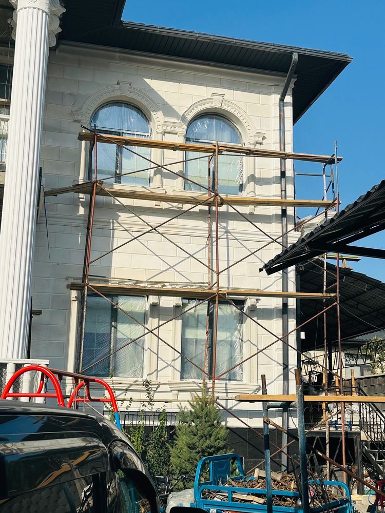 Опалубка для фундамента, фасадные леса, аренда доставка