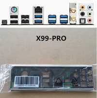 I/O Shield  Backplate ASUS X99-PRO & X99-PRO/USB 3.1 tablita carcasa