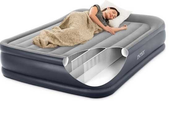 Saltea Gonflabilă Intex de Camping - Dura-Beam Plus + pompa electrică