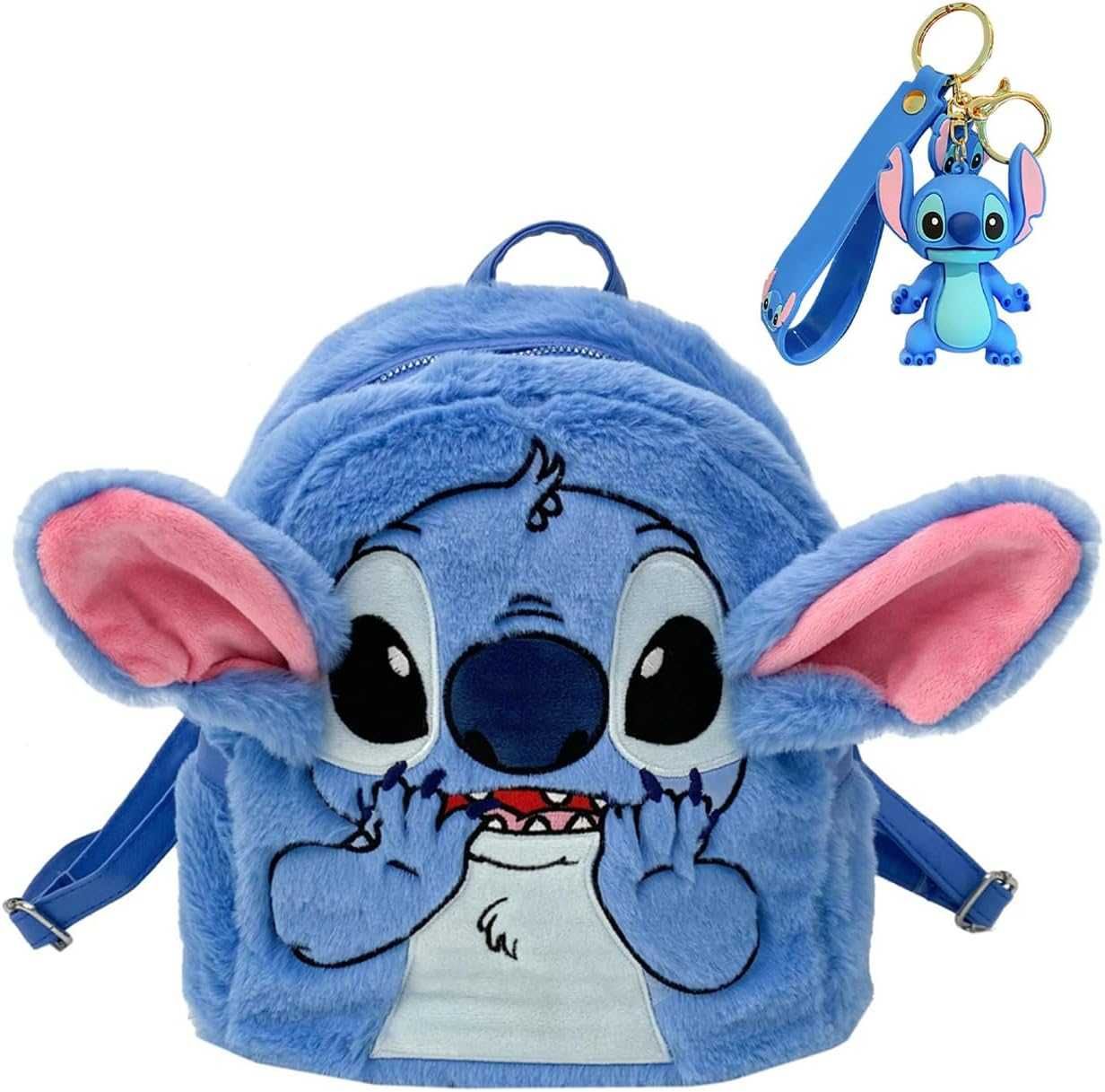 3D Плюшена Раница Стич, Stitch плюшена играчка Раница