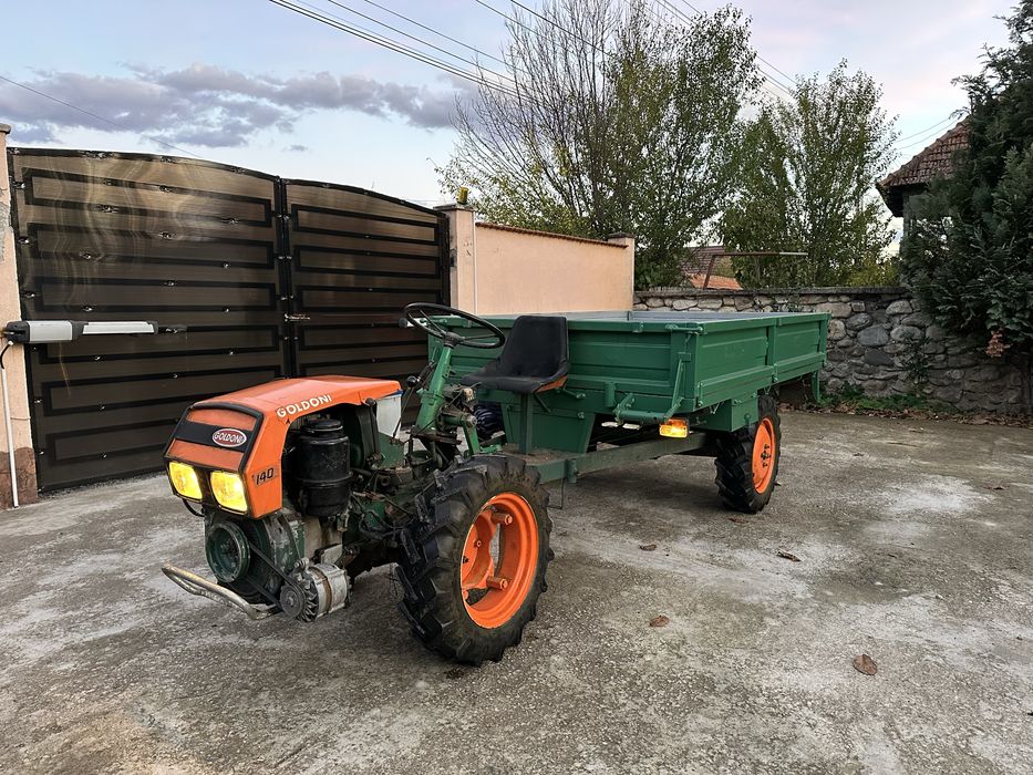 Motocultor tractoras 4x4 diesel Goldoni 14 cp