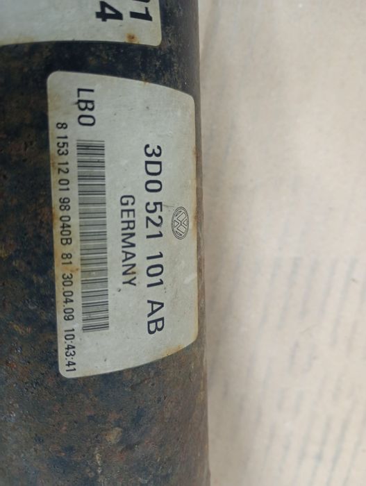 Cardan Volkswagen Phaeton 1 (facelift) (2008 - 2010) (1219) CEXA