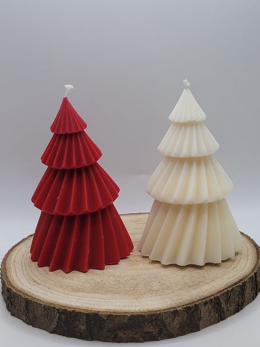 Set de Craciun cu lumanari si recipiente