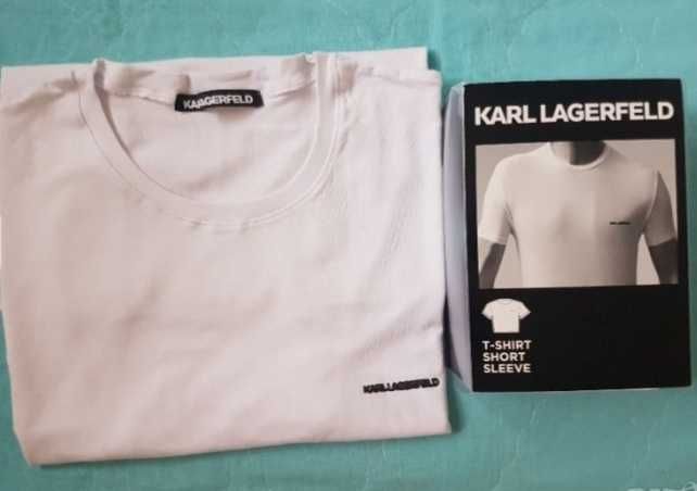 Тениска KARL LAGERFELD. Оригинална, размери  L и XL. НОВИ!