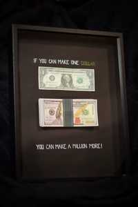 3Д картина-щатски долар