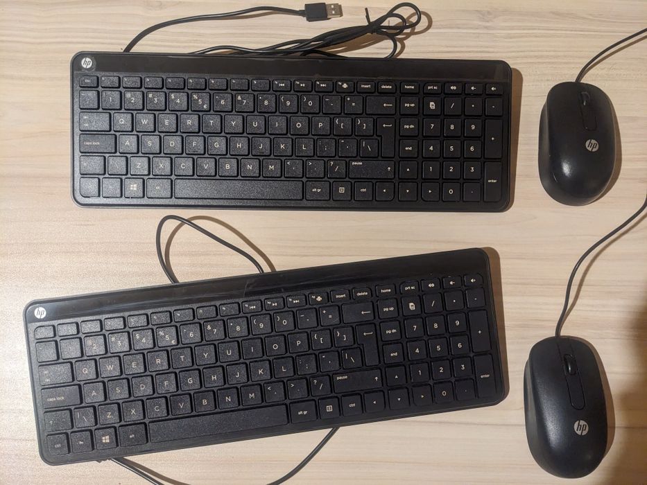 клавиатура мишка HP по 2 бр.