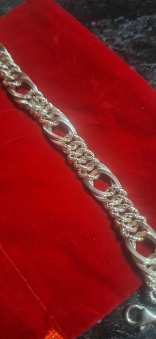 Србърна мъжка гривна 14гр.