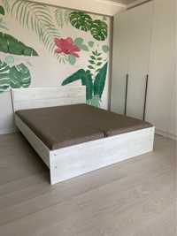 Двуспальная кровать с матрасом доставка по городу Алматы бесплатно