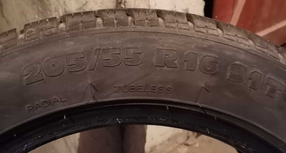 Продавам 1 брой зимна гума 205.55.16 дот 2019 Tarus