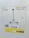 Candelabru rustic de tavan