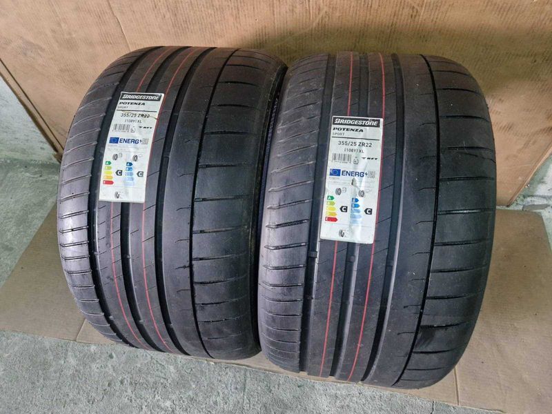 2 Bridgestone R22 355/25
нови летни гуми DOT1524