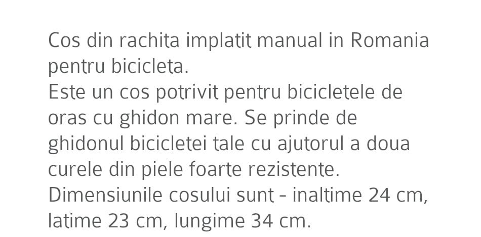 Cos rachita bicicleta