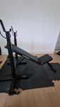 Fitness Bodybuilding Bancă înclinată pliabilă, Bară Bodybuilding 1,20m