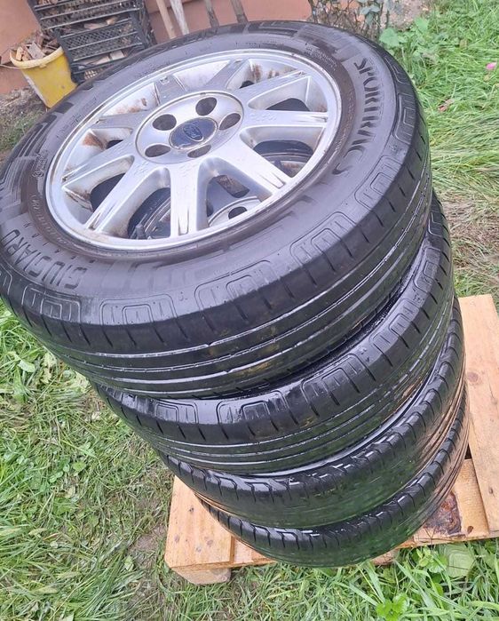 4 Jante aliaj Ford FOCUS 2 cu cauciucuri vara 195/65/15