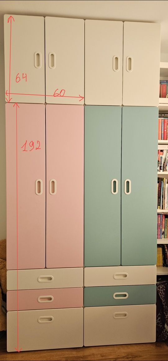 Dulap pentru camera copilului (IKEA - STUVA)