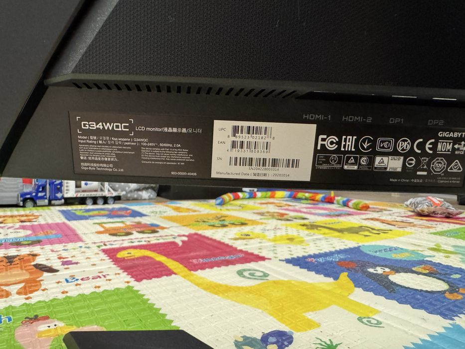 Monitor GIGABYTE Gaming G34WQC-A Curbat 34 inch