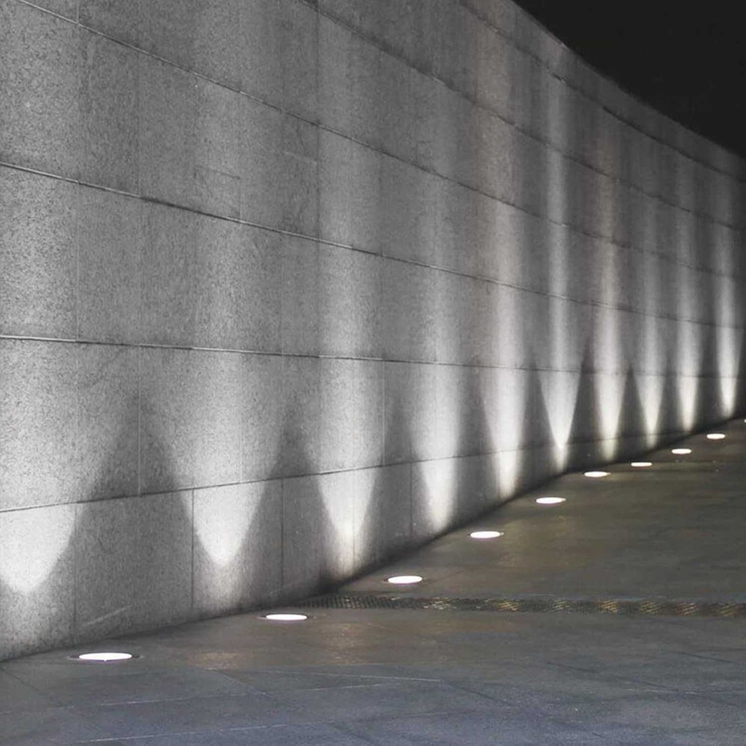 Комплект 3 бр. Вградени LED Подови прожектори GU10, 3W, IP65