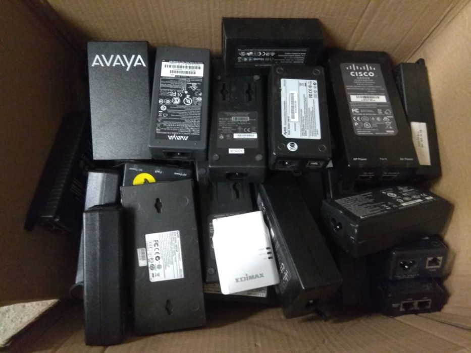 PoE адаптори adaptors cisco avaya zixel и др. Power over ethernet