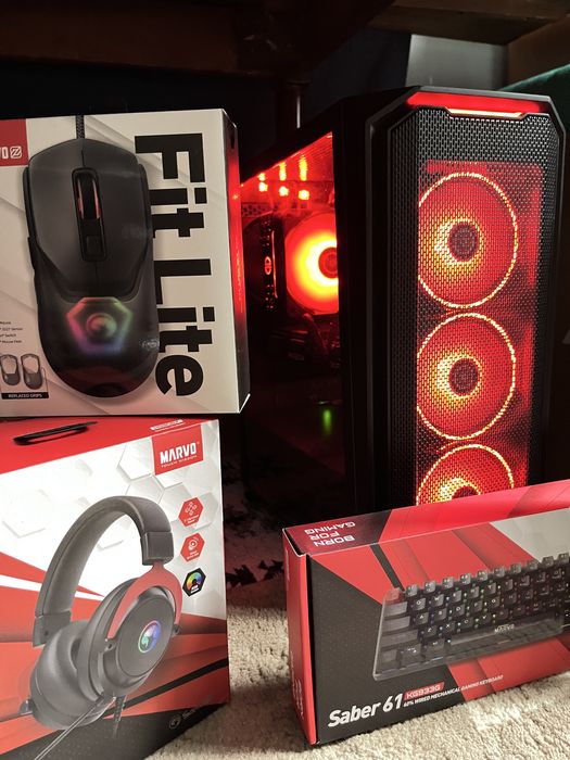 PC Gaming + Cadou periferice gaming noi - 5600x + RX 6700 XT + 32G RAM