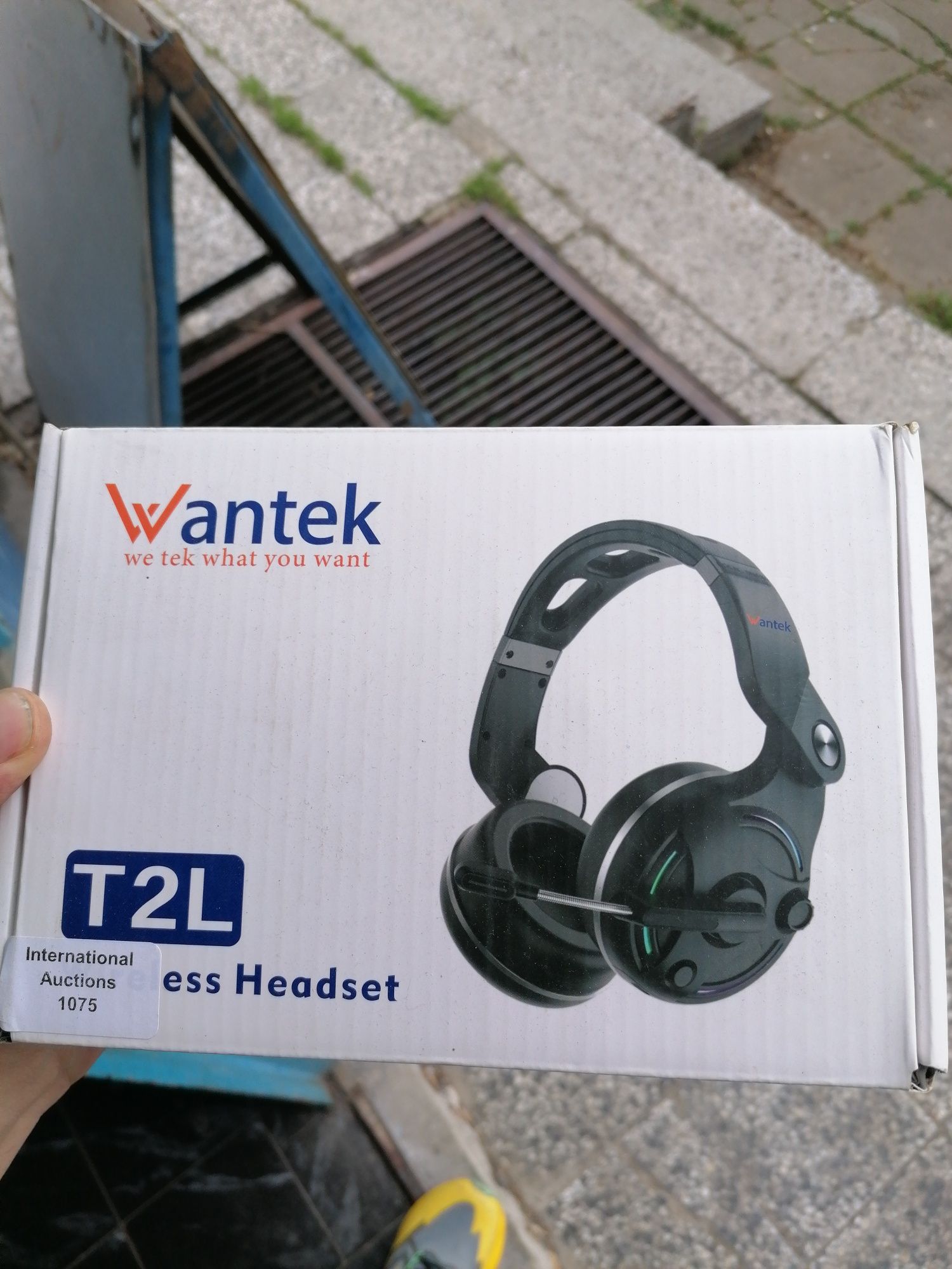 Безжични слушалки с микрофон, WANTEK T2L