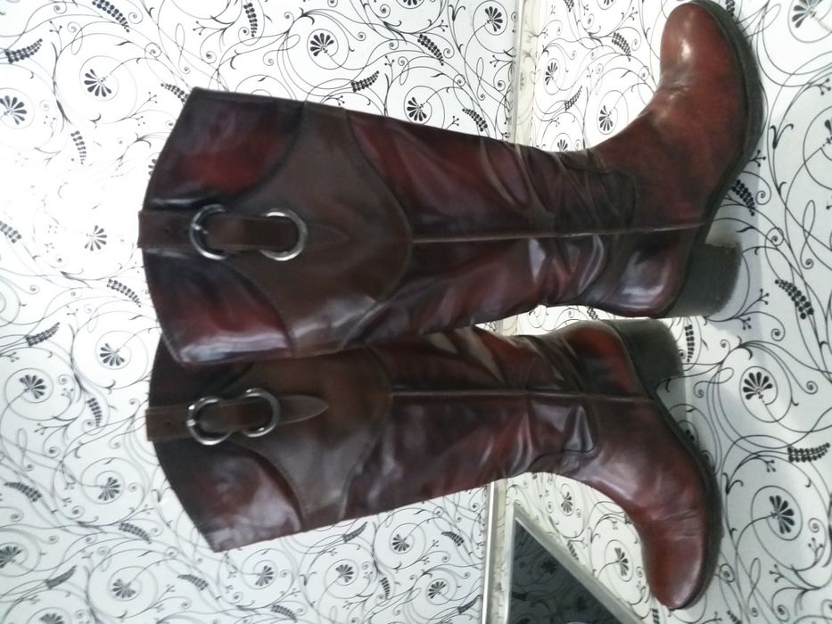 Дамски ботуши естествена кожа 36 номер