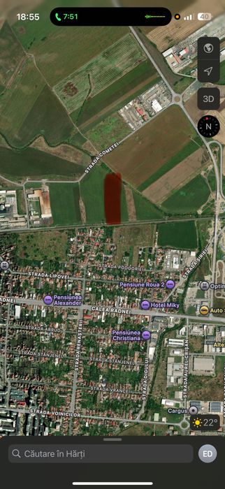 Teren de inchiriat Arad