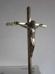 cadou deosebit rar Joseph Krautwald 1960 Crucifix Cruce bronz