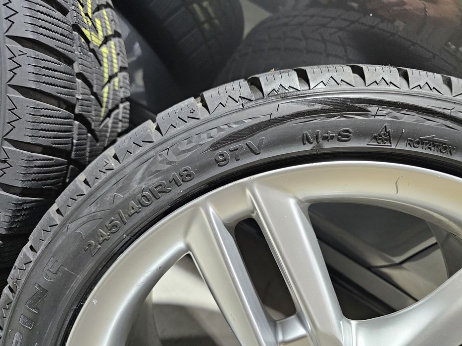 Roti jante anvelope iarna Audi A4/A6/A8 245 40 18