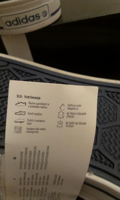 N41/42 Adidas/ Christian Laurier/Thomsan Blacke  естествена кожа