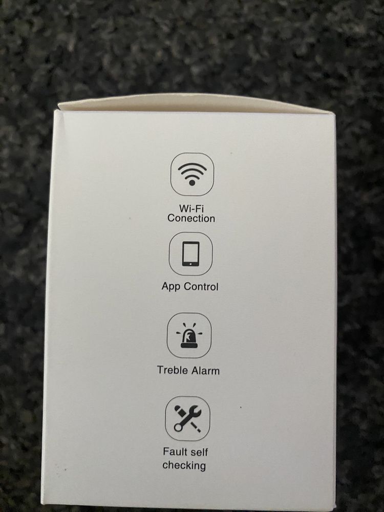 Detector senzor alarma scurgeri gaz wifi tuya