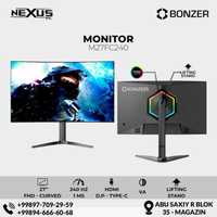 NEW Monitor Bonzer 27 FHD Curved 240Hz RGB