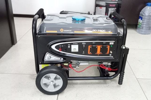 Генератор 3 кВт Бензиновый (движок) GIDROX