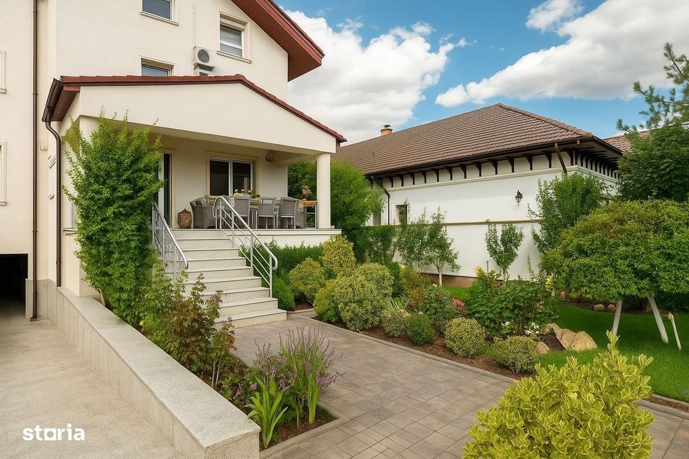 Vilă excepțională cu lift, piscina și teren de 1000 mp | VOLUNTARI