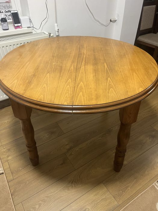 Masa lemn masiv 110/160 cm