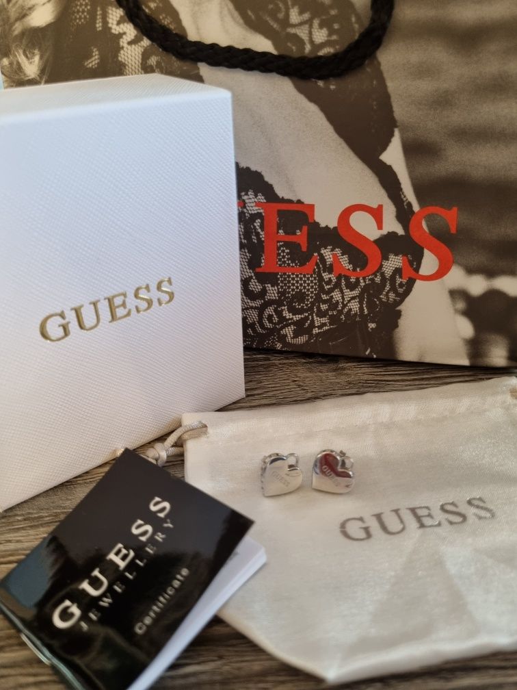 Обеци Guess сърца