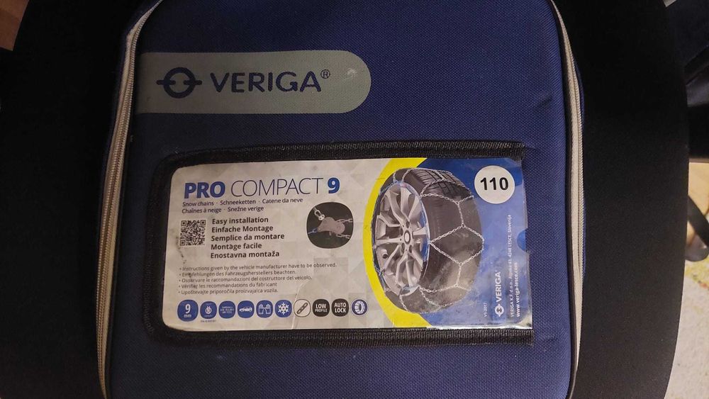 Set NOU 2 lanturi antiderapante VERIGA Pro Compact 9mm-110, R14-R19