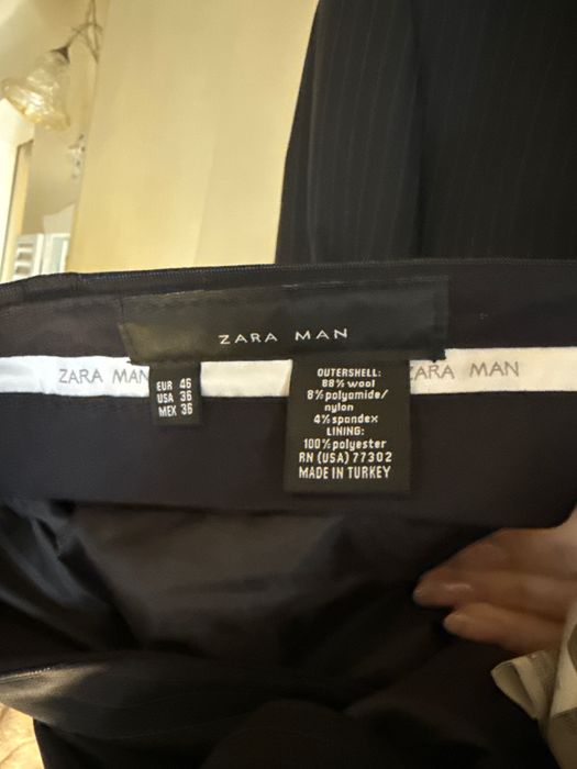 Costum Zara Man sacou și pantaloni S